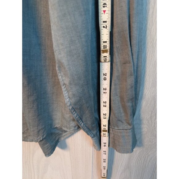 Polo Ralph Lauren Men's Blue Solid Classic Fit Button Down 17 34/35 Long Sleeve - Picture 6 of 7